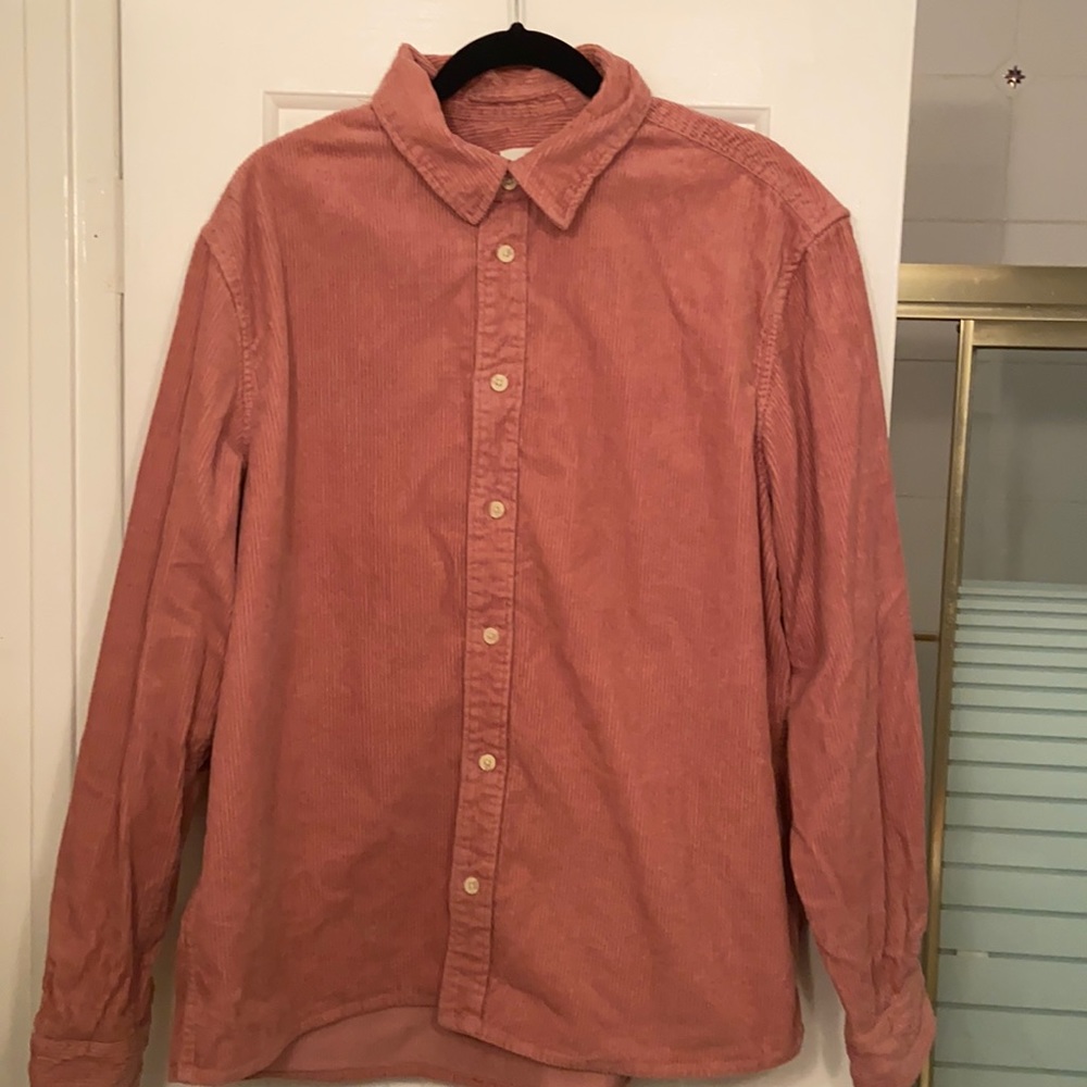 Oversized Corduroy Button up